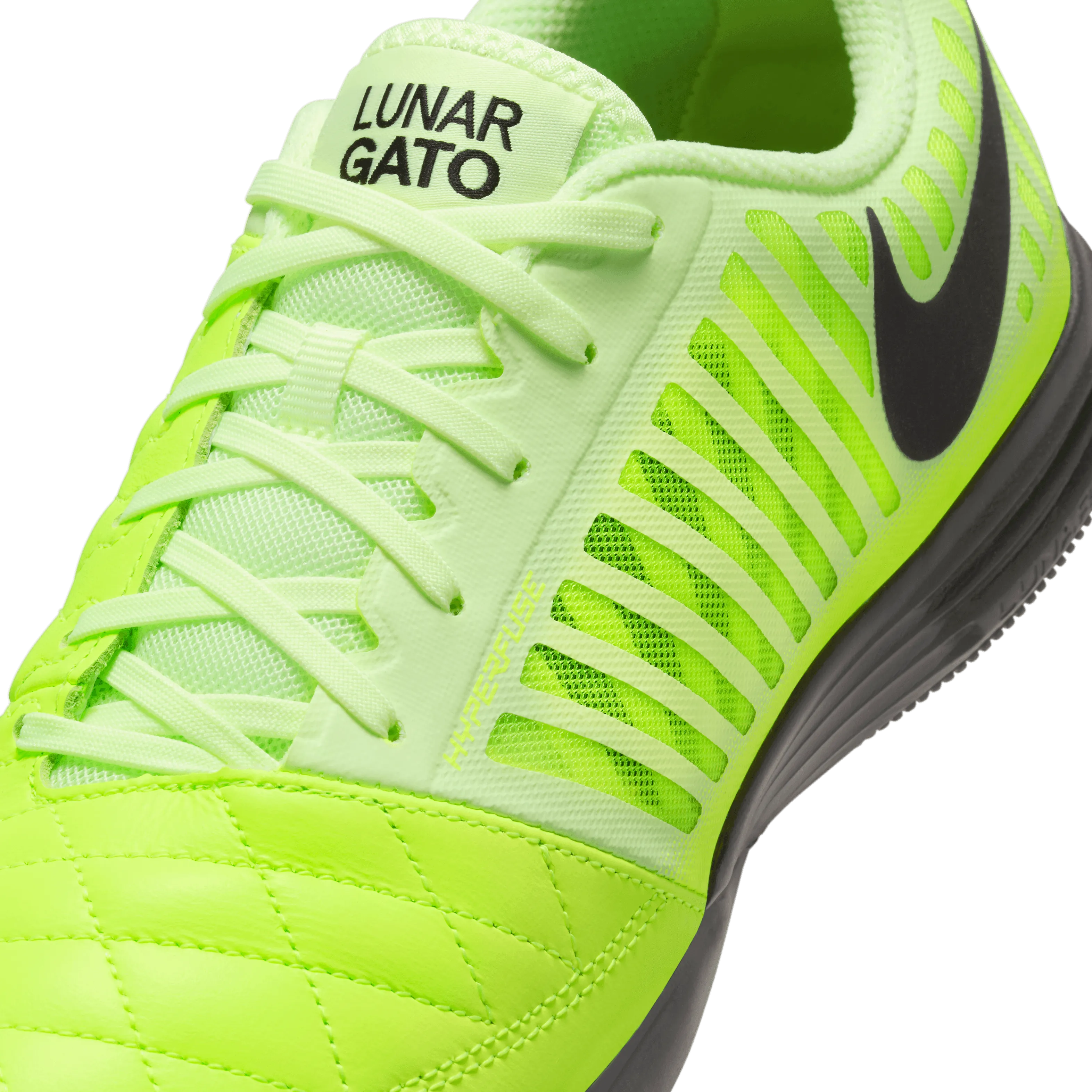 Nike Lunargato II IC Indoor Football Shoes (Volt/Black)