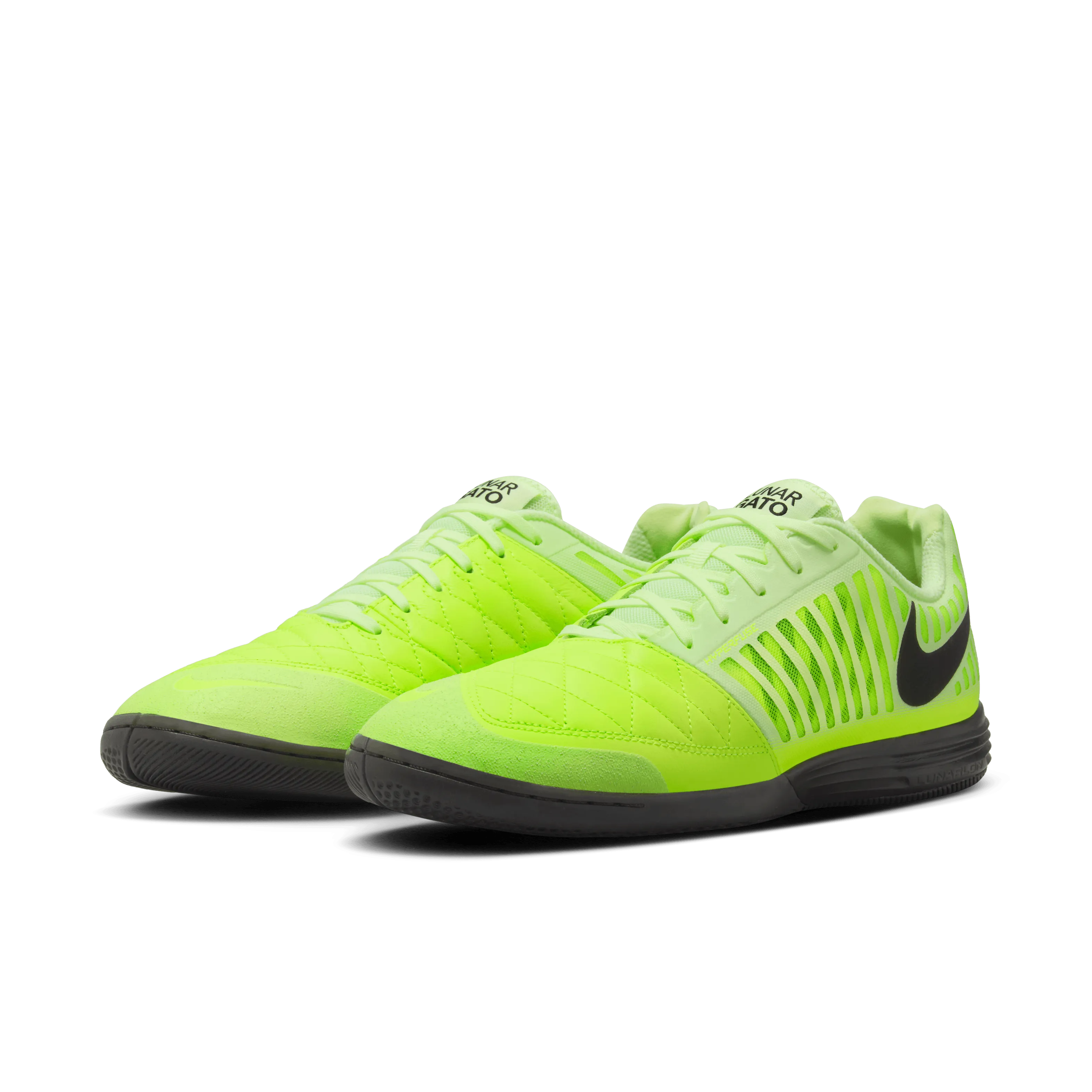 Nike Lunargato II IC Indoor Football Shoes (Volt/Black)