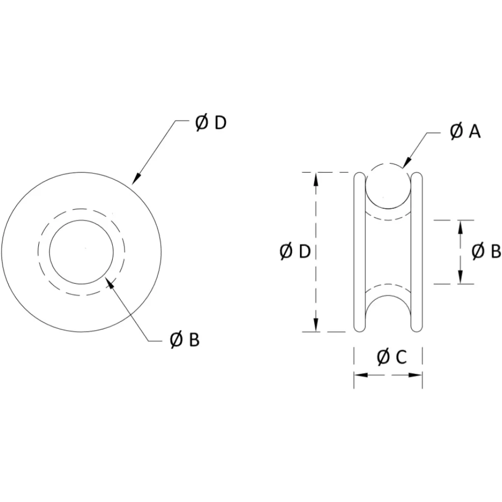 Nodus Duralumin Friction Ring - FRD20, 16mm Line