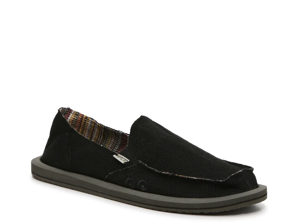 Sanuk Womens Donna ST Hemp Slip-On Sneaker