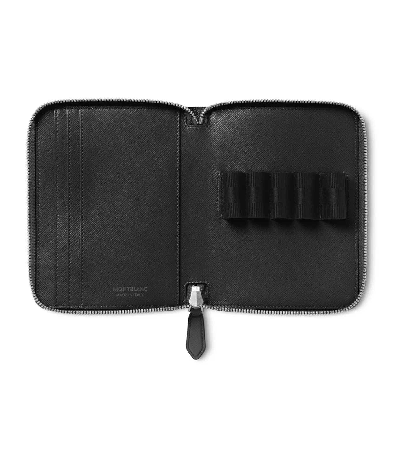 Sartorial 5-Pen Pouch Zip Black