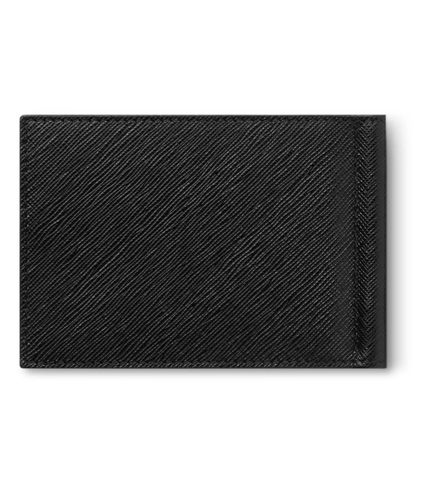 Sartorial Wallet 6cc with Money Clip Black