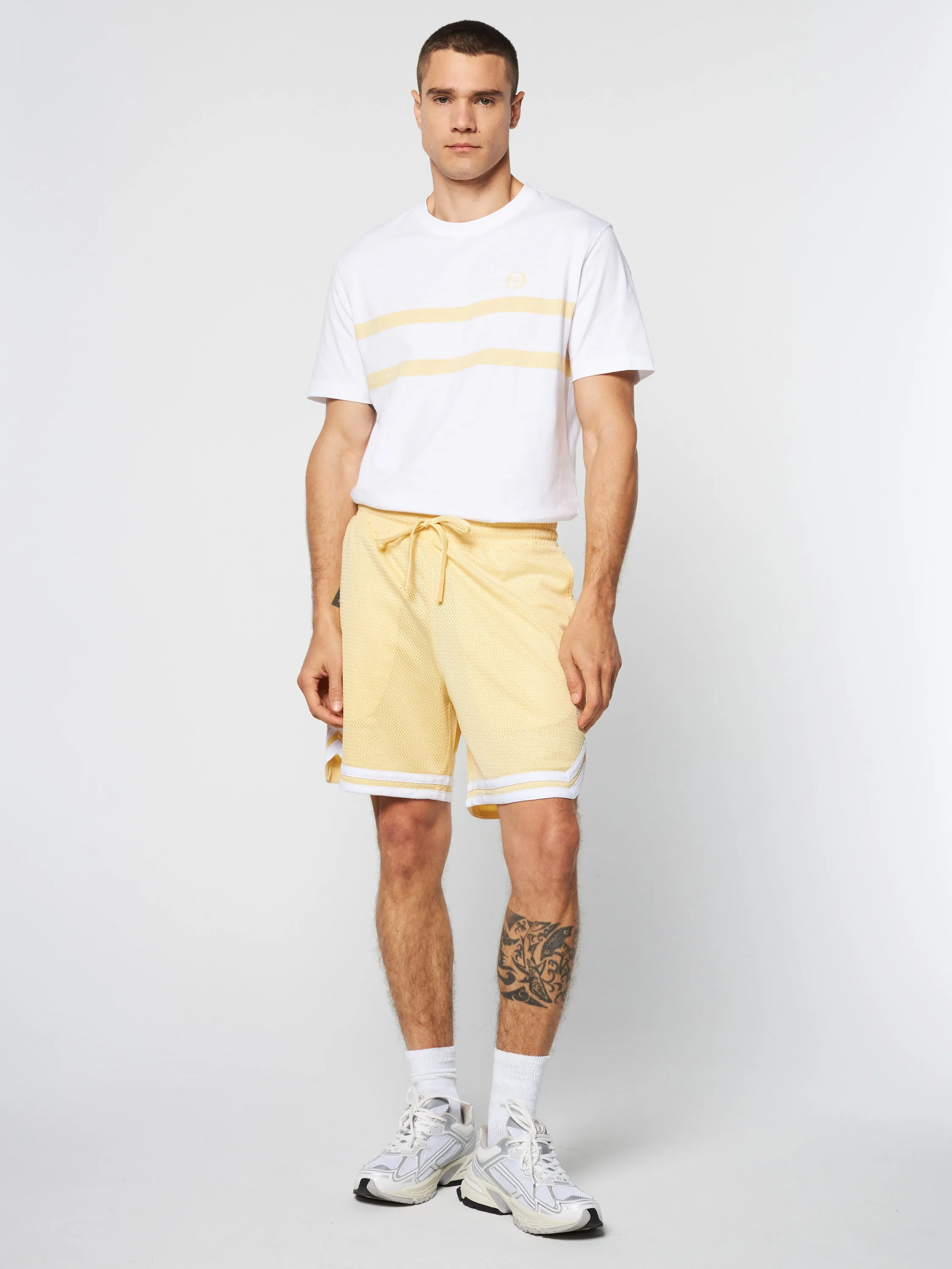 Spazio Banda Mesh Short- Golden Haze