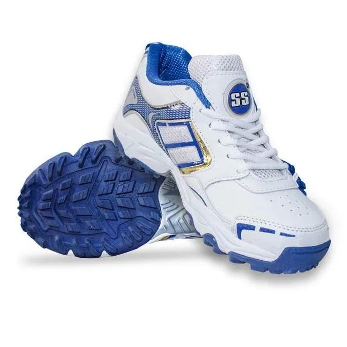 SS Golden Gusty Cricket Shoes, White