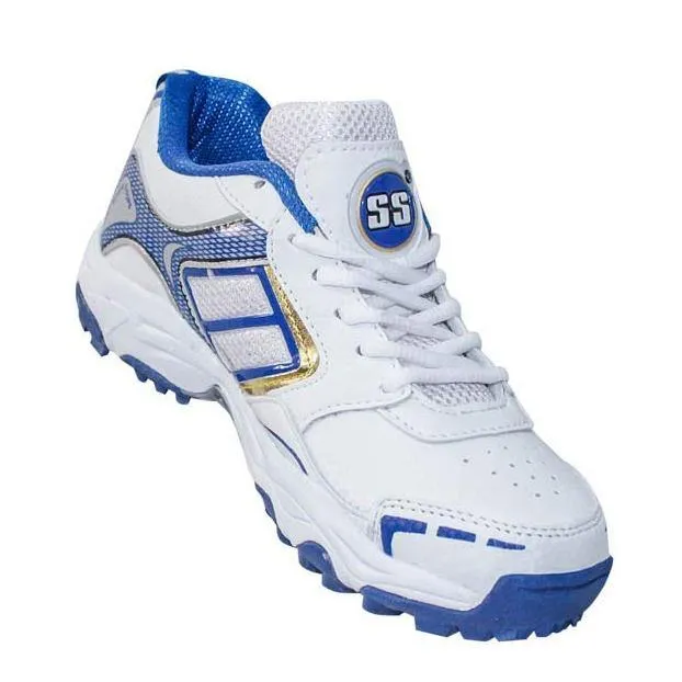 SS Golden Gusty Cricket Shoes, White