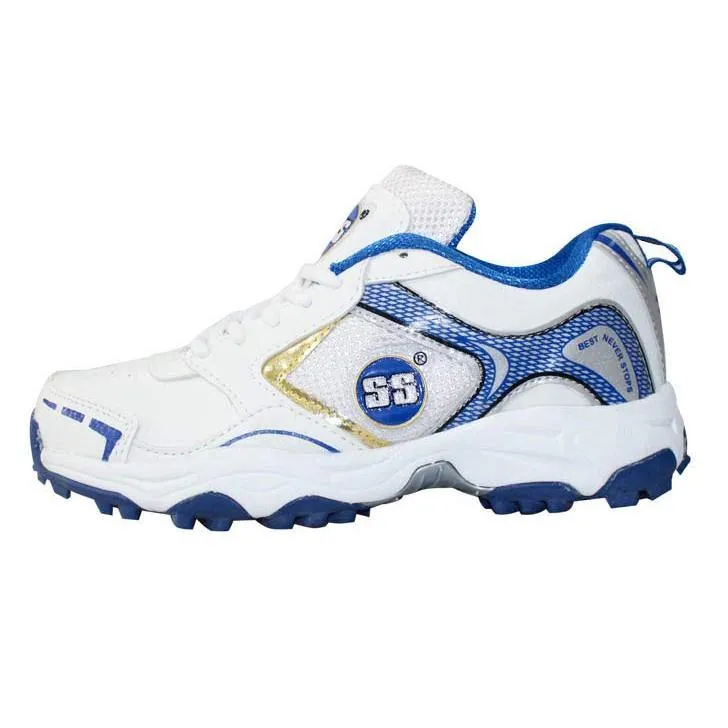 SS Golden Gusty Cricket Shoes, White
