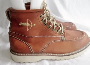 STALLION ROMANIA Leather HIKING Work Boots BROWN NUBUCK  Men 5 Womens 7