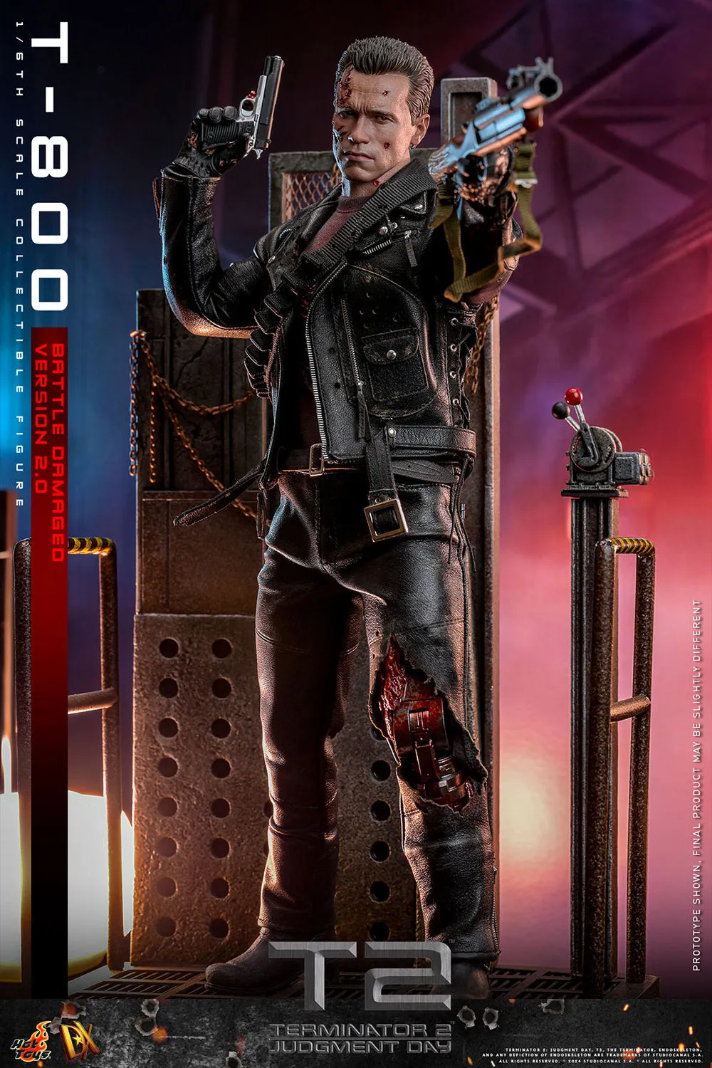 Terminator 2 T-800 (Battle Damaged Version) 1/6 Scale Figure