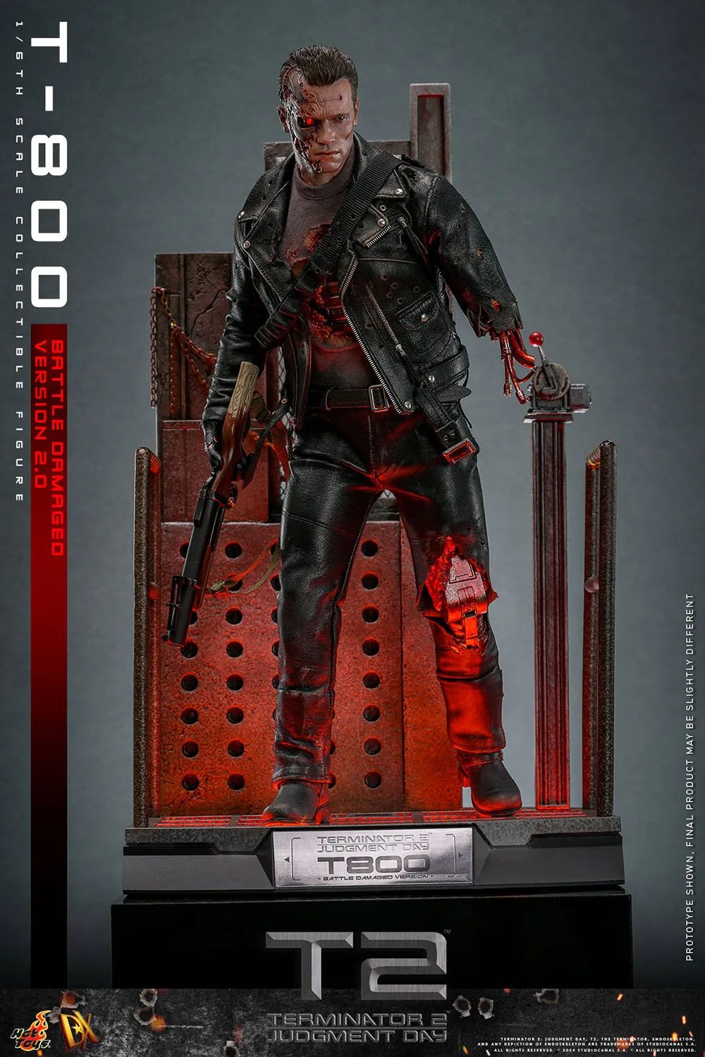 Terminator 2 T-800 (Battle Damaged Version) 1/6 Scale Figure