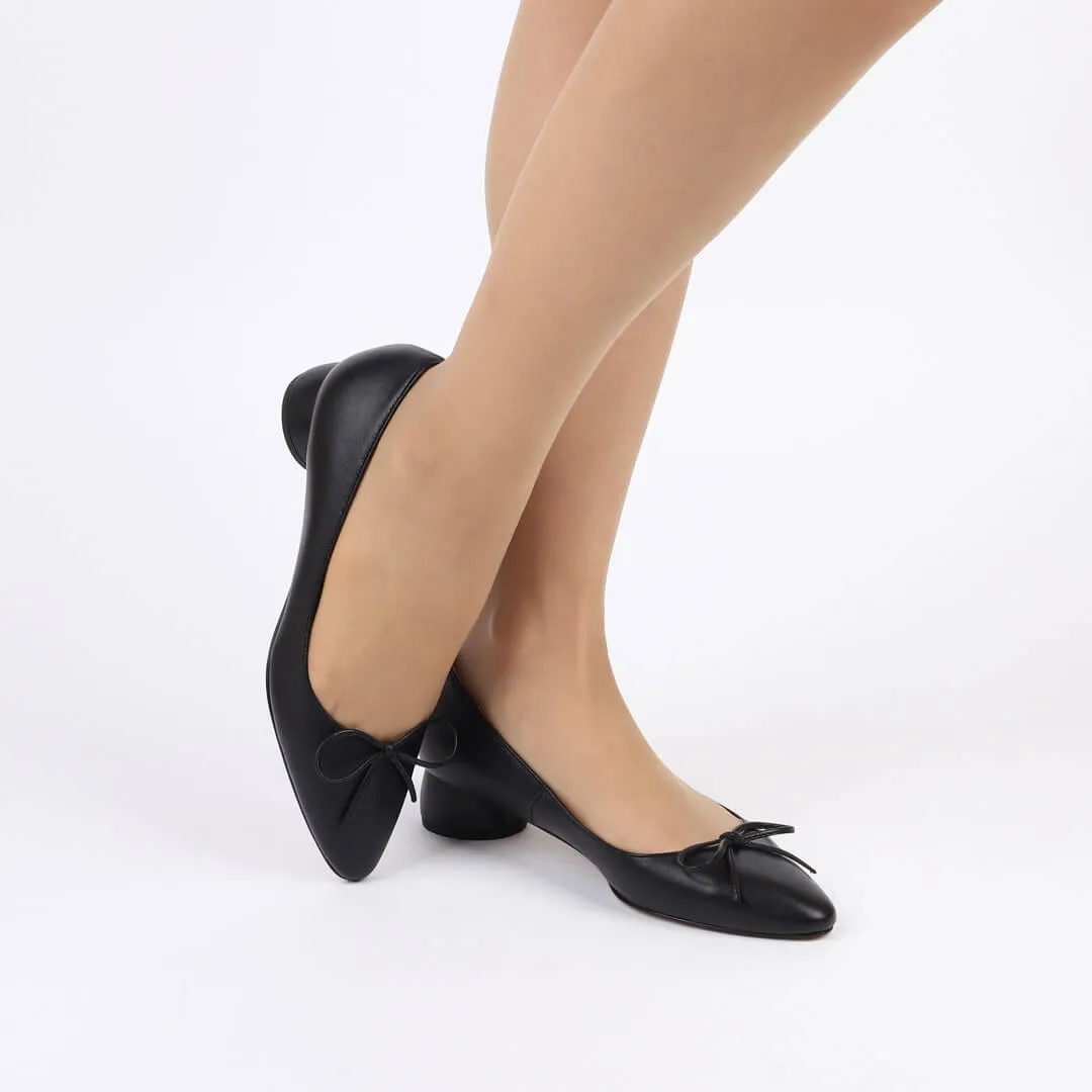 *UK size 1 - HENRIETTA - navy, 3cm heels