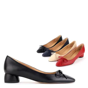 *UK size 1 - HENRIETTA - navy, 3cm heels