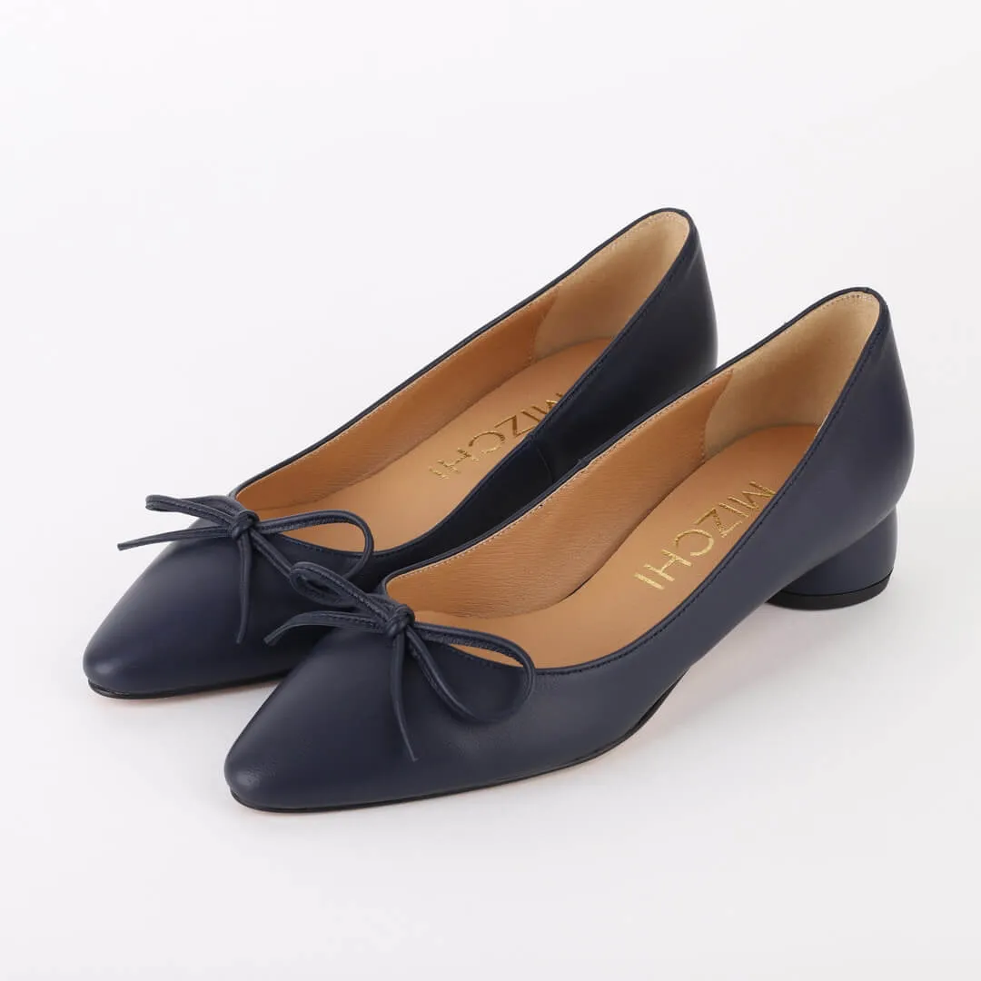 *UK size 1 - HENRIETTA - navy, 3cm heels