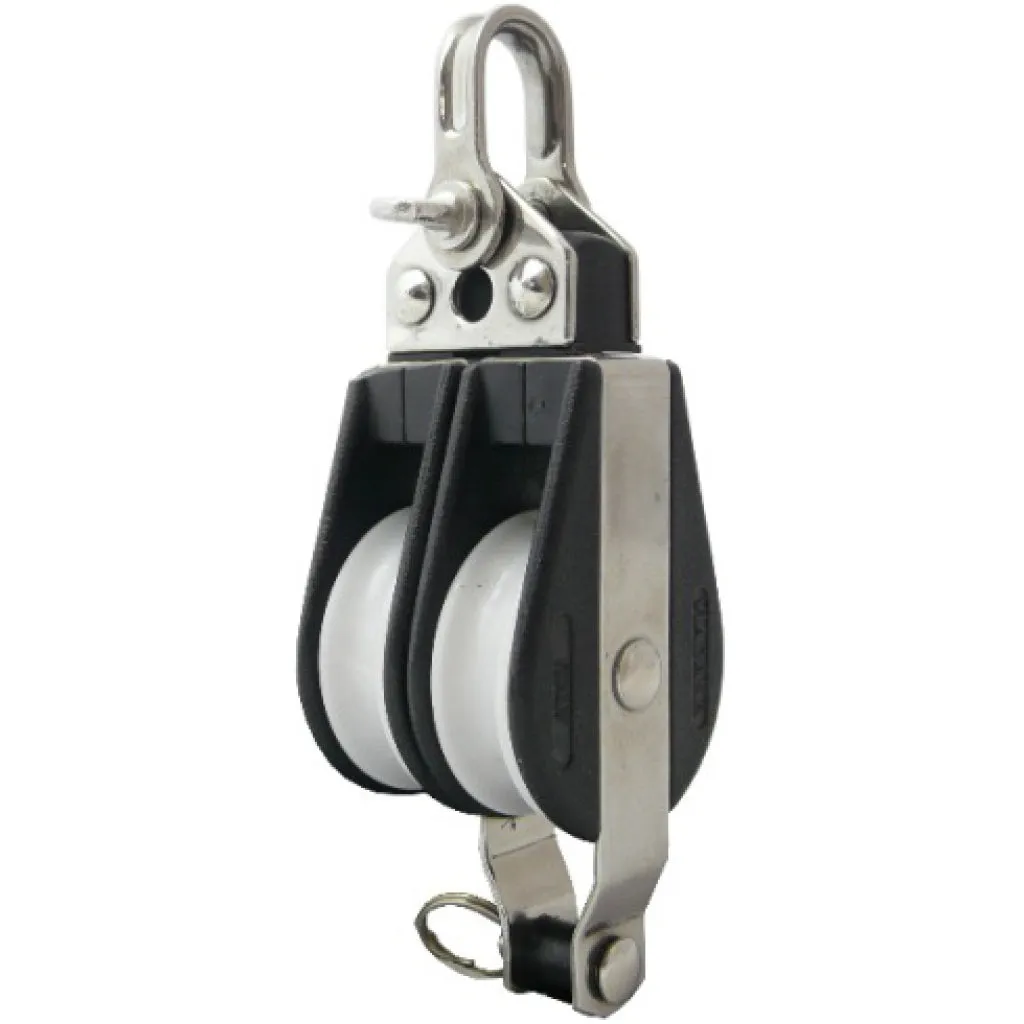 Viadana Double Block w/Becket 5/16" Line