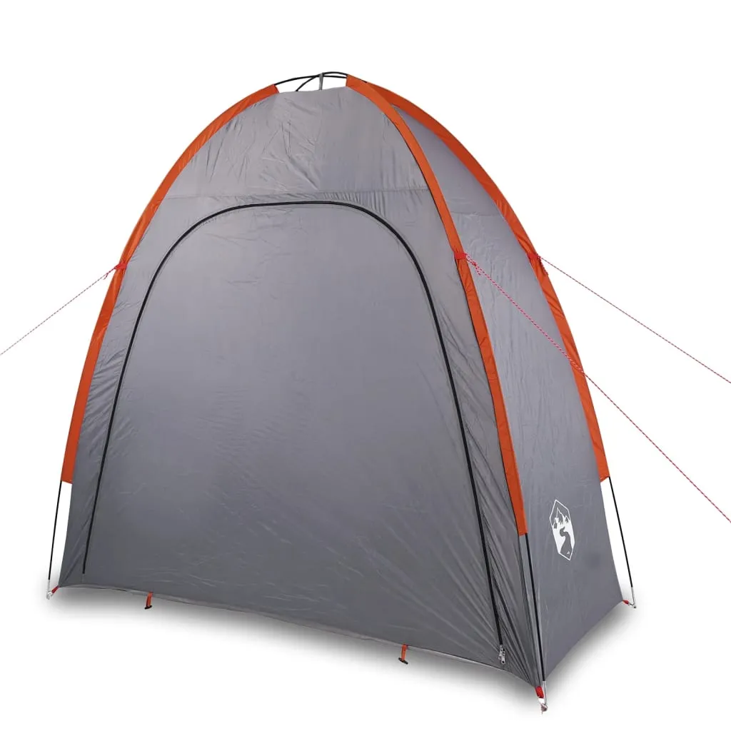 vidaXL Storage Tent Grey and Orange Waterproof