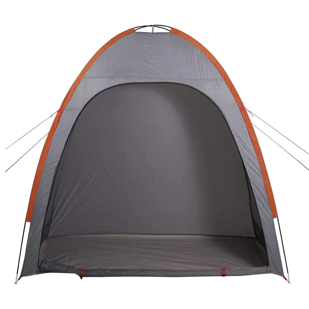 vidaXL Storage Tent Grey and Orange Waterproof