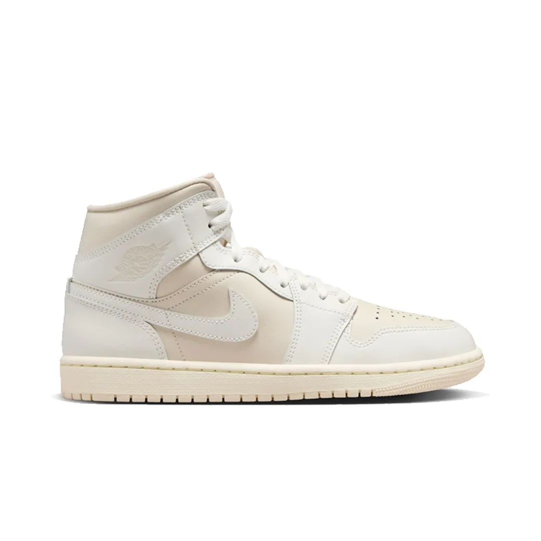 WOMEN'S AIR JORDAN 1 MID LEGEND LIGHT BROWN