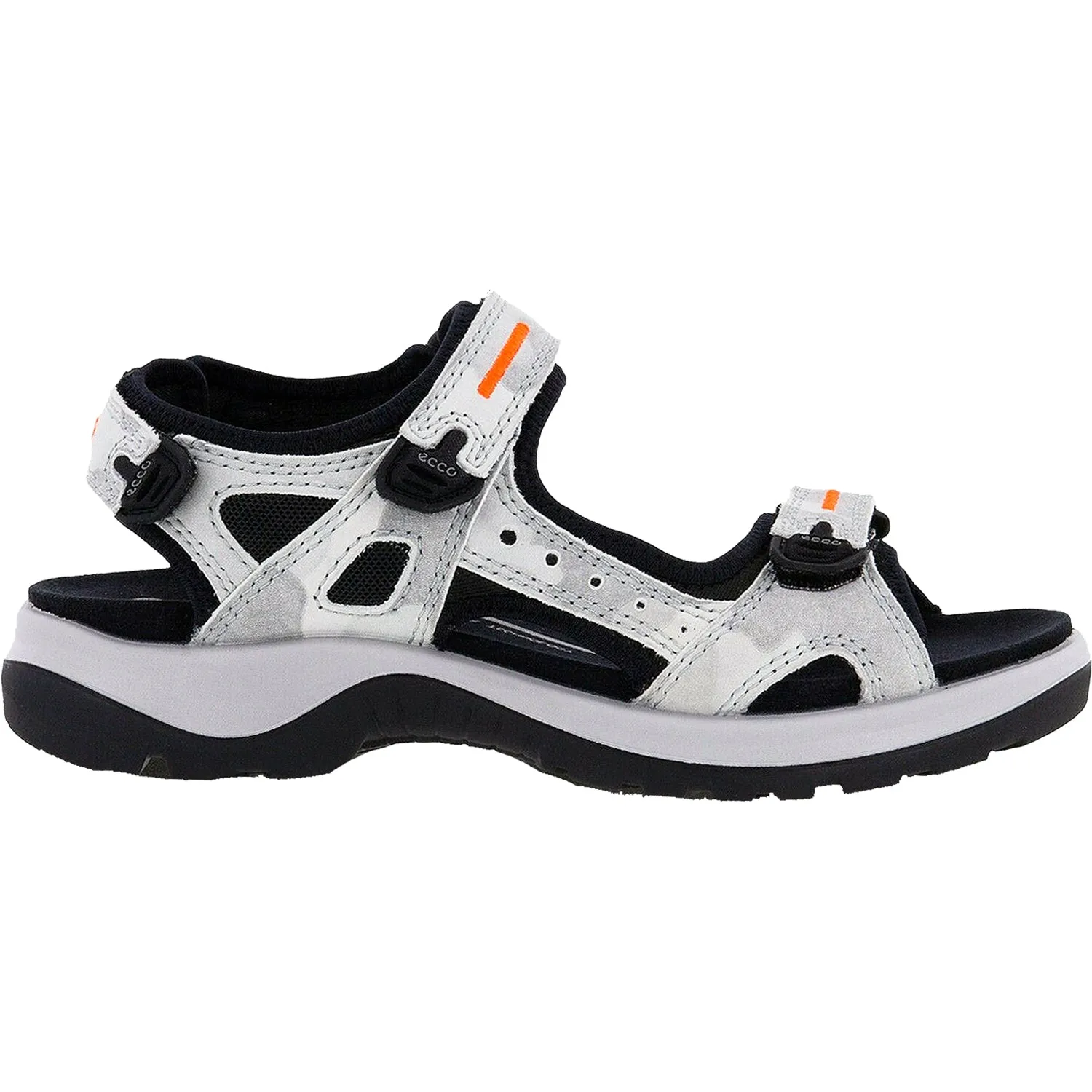 Women's Ecco Yucatan White Camo Nubuck