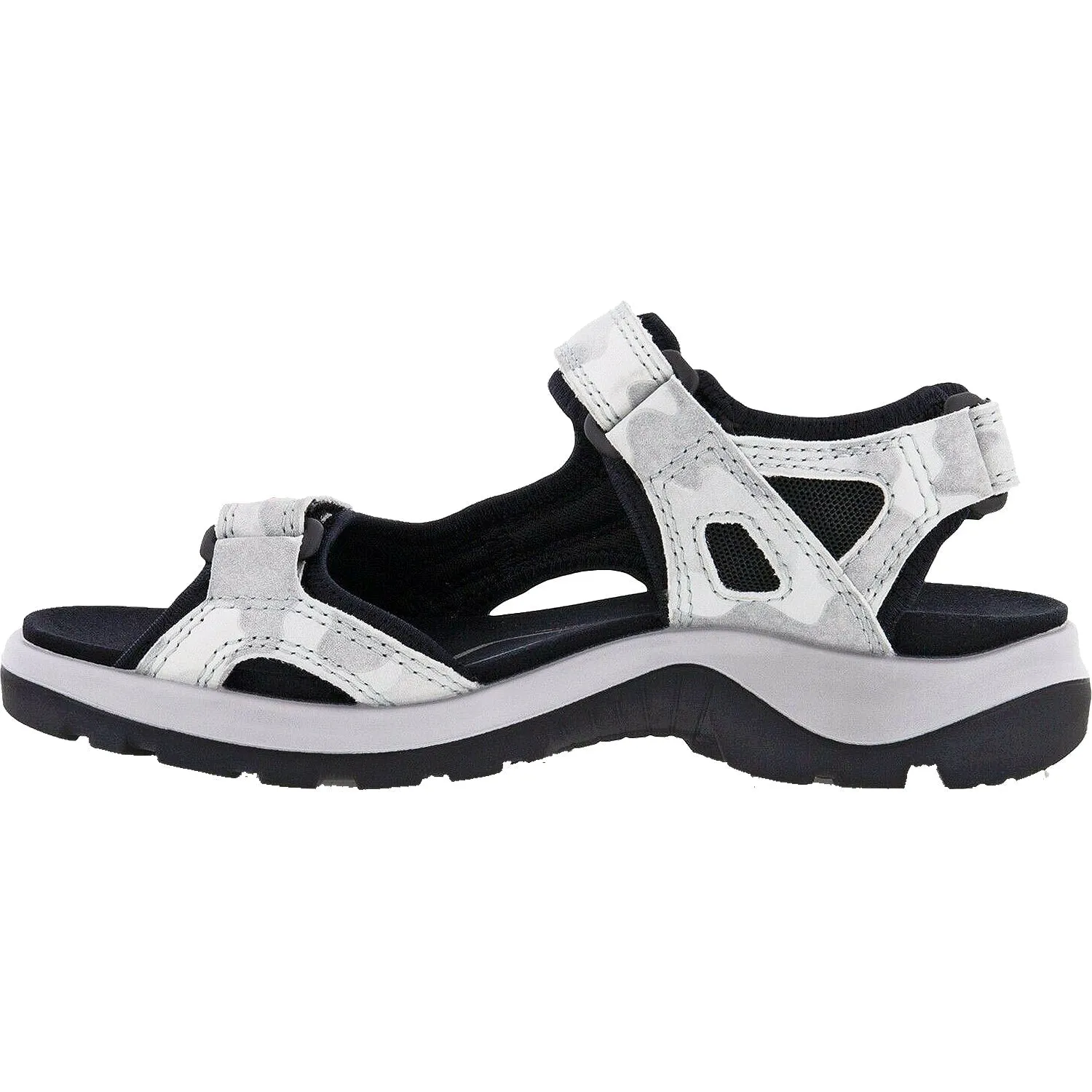 Women's Ecco Yucatan White Camo Nubuck