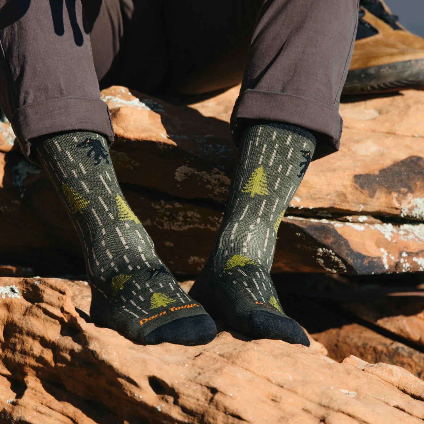 Yarn Goblin Micro Crew Lightweight Hiking Sock w/Cushion (Men’s) – D5015M