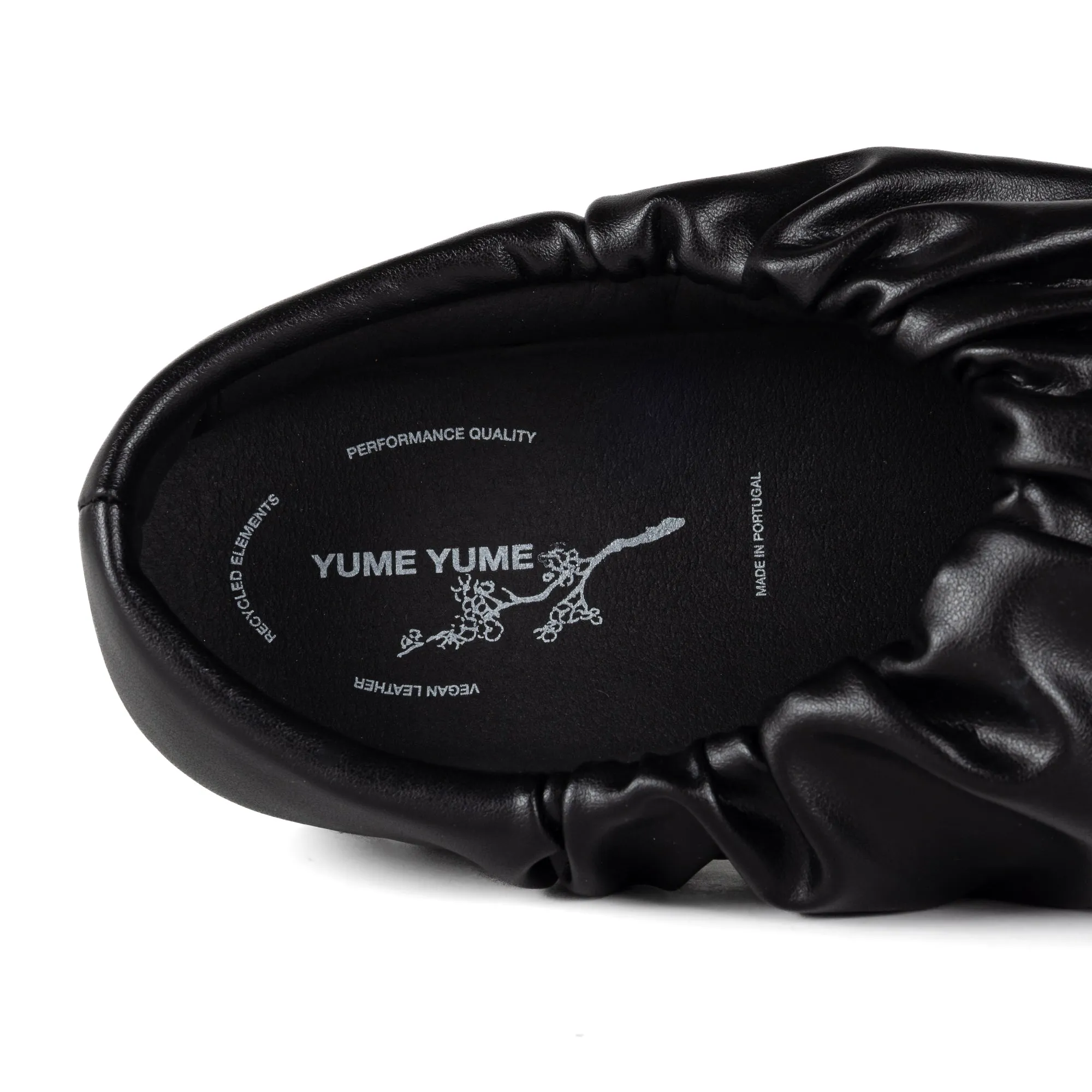 Yume Yume Camp Shoe Low Black Vegan Leather